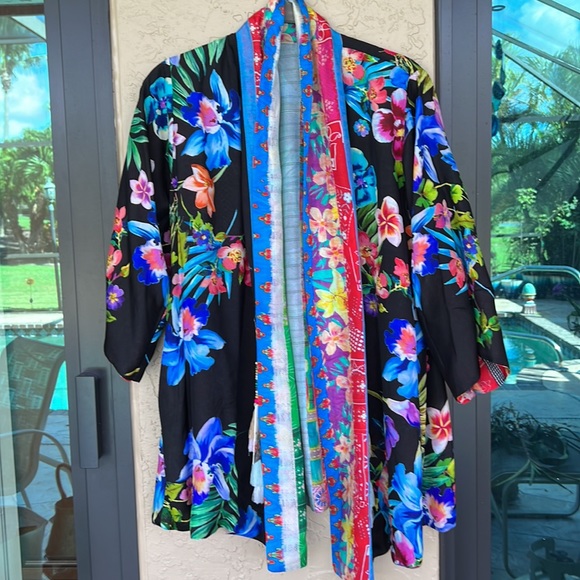 JOHNNY WAS  reversible kimono BN w tags - Picture 2 of 5